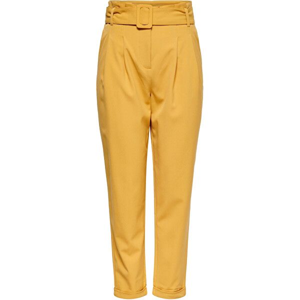 ONLY Damskie spodnie ONLSICA HW PAPERBAG PANTS PNT Spruce Yellow (Wielkość 34).