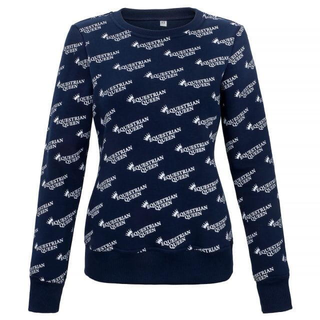 Sweter jeździecki damski Equestrian Queen Chloe 22AW ciepły. Vintage.