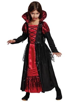 Rubie`s Sukienka kostiumowa w kolorze czerwono-czarnym rozmiar: 164.