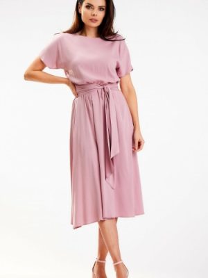 Sukienka Model A576 Dirty Pink - awama.
