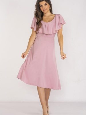 Sukienka Model A659 Dirty Pink - awama.