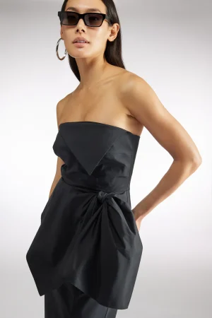 CZARNA OBCISŁA SUKIENKA TUBA LIVIANA CONTI.