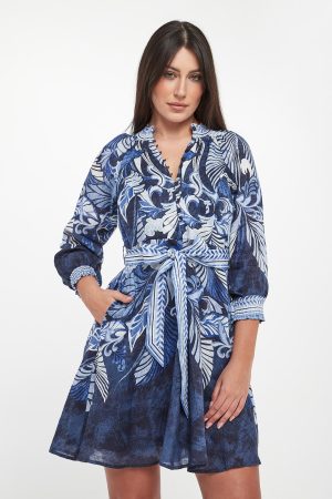 Sukienka mini lniana HALE BOB.